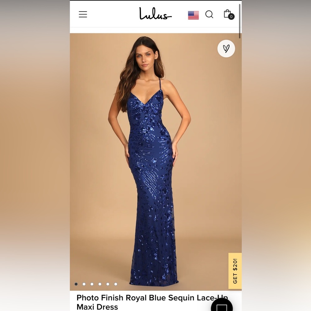 royal blue lulus maxi dress
